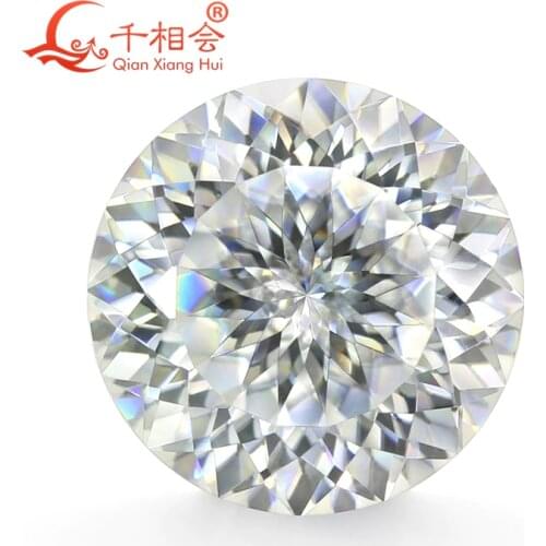 6.5mm 8mm DF GH white color Round more cutting factes moissanites loose stone