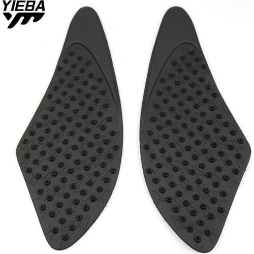 Motorcycle Acccessories Stickers Black Tank Traction Pad Side Gas Knee Grips Protector for KAWASAKI ZX6R ZX 6R ZX-6R 2007 2008