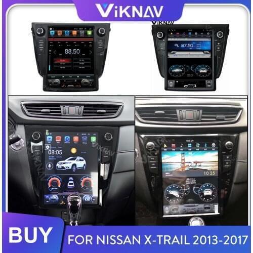Car Radio Head Unit for Nissan X-TRAIL 2013 2014 2015 2016 2017 Android Screen Stereo Receiver Multimedia Player GPS Navigation