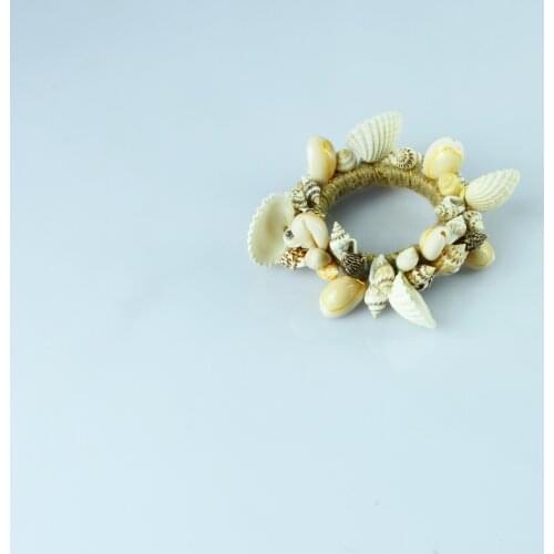 Free Shipping Shell Napkin Ring for Wedding 12 Pcs qn21012707