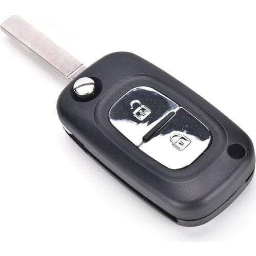 Key Shell Flip Remote Refit for RENAULT Clio Megane Kangoo Modus 2 BTN Fob Case