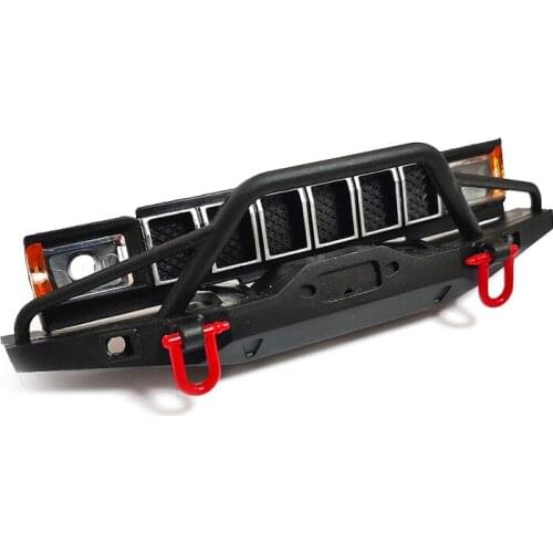 For WPL C14 C24 C24-1 1/16 RC Car Upgrade Parts Front Bumper Front Face Grating Spare Accessories