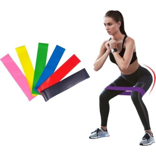 Mini Elastic Latex Tension Ring Elastic Ring Yoga Shaping Tension Band Fitness Buttocks Squat Training Resistance Band