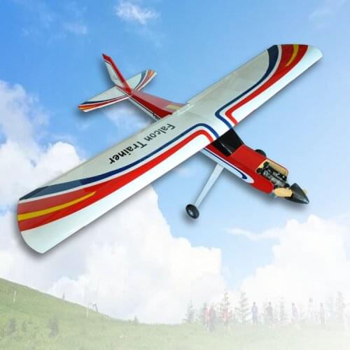 F066 Falcon Trainer 20cc Fixed wing RC Gasline Airplane Balsa Wood Plane RC Model suitable for beginner