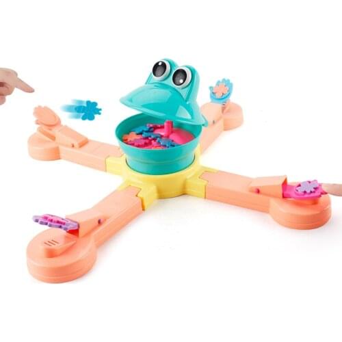 Feed The Frog Game Frog Swallow Peas Advanture Hungry Frog Interactive Table Game Eudcational Children Toys