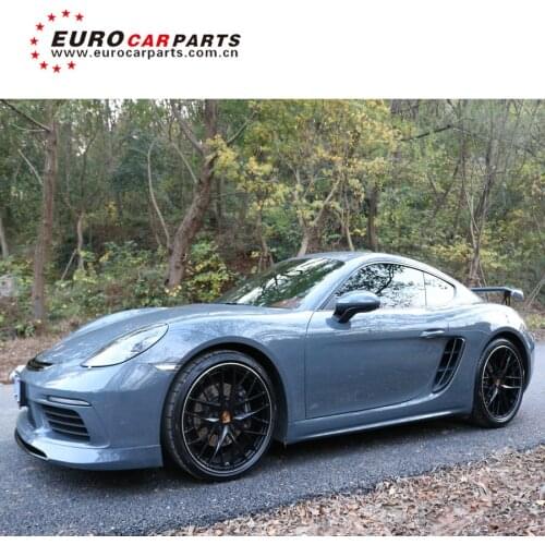 Caman 718 body kit for Caman 718 front skirt front lip hood vent diffuser and rear wing rear spoiler