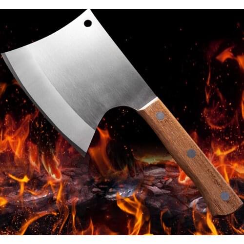 Kitchen Cleaver Thickened Axe Knife Heavy Chop Bone Butcher Knife Bone Thickened Chop Bone Machete Chop Big Bone Kitchen Knife