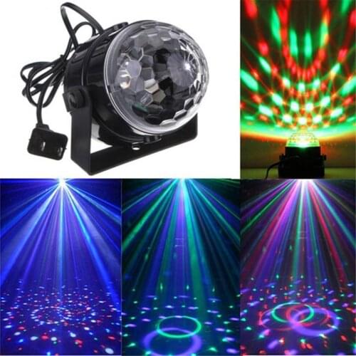 Music Voice Control RGB LED Decoration Atmosphere DJ Lamp Laser Party Disco Club Colorful Effect Car Light US EU UK Plug