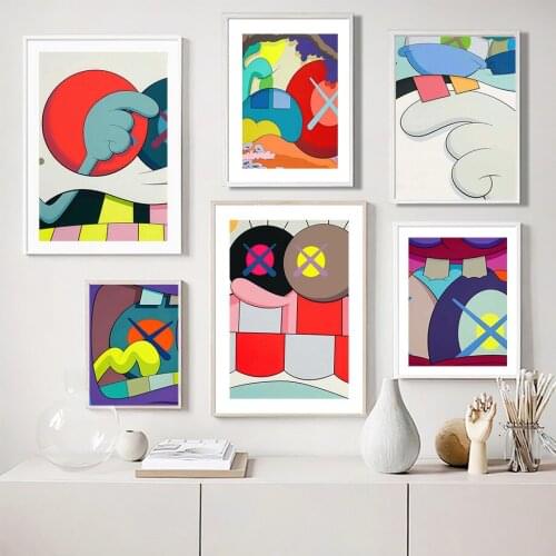 Street Artisc Watercolor Graffiti Teeth Wall Art Canvas Painting Nordic Posters And Prints Wall Pictures For Living Room Decor