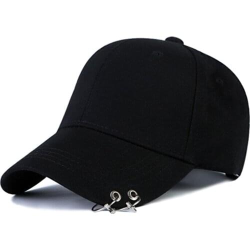 2020 New High Quality Adjustable Baseball Hat with Ring Outdoor Sports Sun Cap for Women Men Girls Boys Fashion Snapback Hat