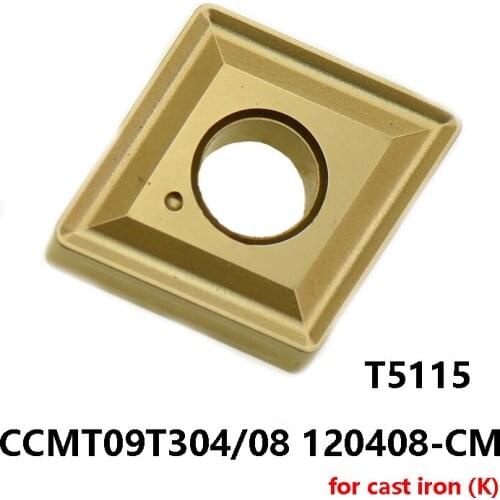 Original CCMT 120408 CCMT09T304-CM CCMT09T308-CM CCMT120408-CM T5115 CCMT Lathe Cutter Turning Tool Carbide Inserts
