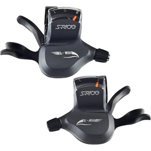 MTB Derailleur 3X8 Speed Shifter Black Triple Conjoined DIP 24 Speed Shift Mountain 8 Speed Bike Part Compatible for Shimano