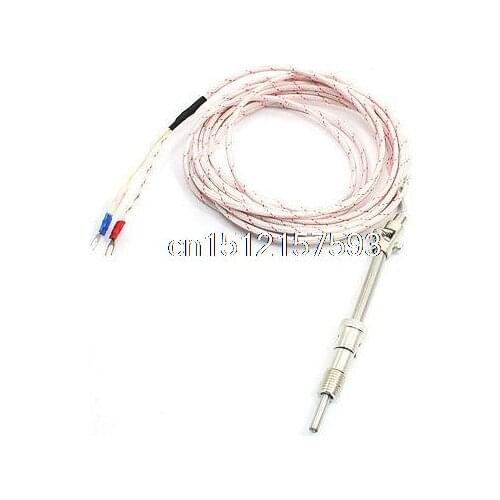Tension Spring-Adjustable Thermocouple K Type Temperature Temp Sensor 4M