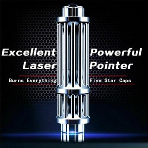Most Powerful blue Laser Torch 450nm 10000m Focusable Blue Laser Pointers Flashlight burn match candle lit cigarette