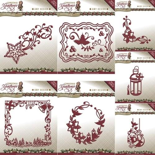 Piggy Craft metal cutting dies cut die mold Christmas bell lantern frame Scrapbook paper craft knife mould blade punch stencils