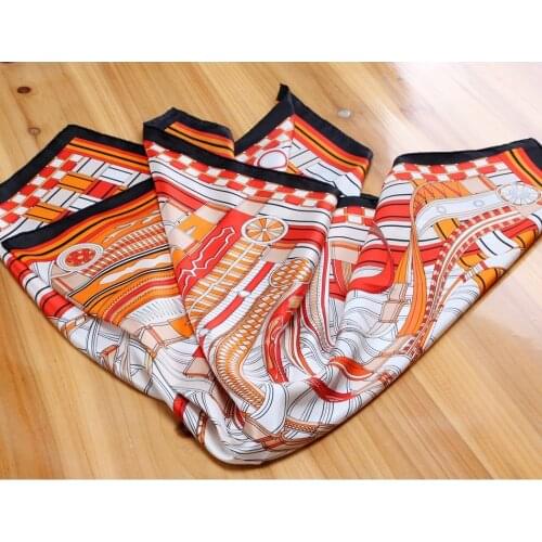 Heavy 100% Silk Scarf Wraps Shawl 2021 Spring Fashion Scarves Foulard