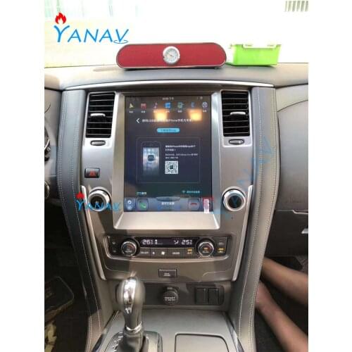 12.1 inch Tesla style Vertical Screen Car Navigation GPS For-NISSAN PATROL 2010-2018 navigation multimedia system Built in map