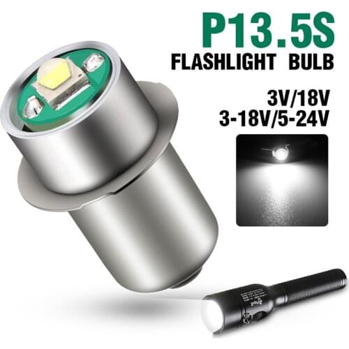 3W P13.5S LED Bulb For flashlights LED Replacement Bulbs LED Upgrade Flashlight Lighting 3V 18V DC3-18V/5-24V
