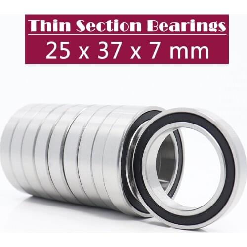 6805 2RS Bearing 25*37*7 mm ( 10 PCS ) ABEC-1 Metric Thin Section 61805RS 6805 RS Ball Bearings 6805RS