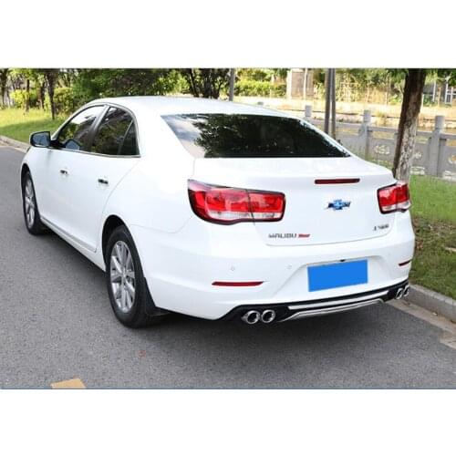 ABS Car Rear Bumper Lip Auto Car Diffuser For Chevrolet malibu 2016 2017 2018