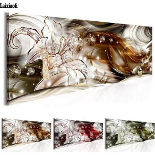 White Beautiful lily Flowers Diamond Painting Rhinestone 5D DIY Diamond Embroidery,Cross Stitch,Diamond Mosaic Sale,wall Decor