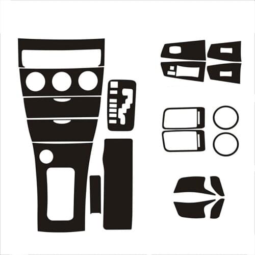 Car-Styling New Car Interior Center Console Color Change Carbon Fiber Molding Sticker Decals For Toyota Corolla EX