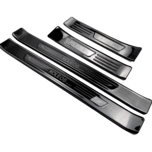 Car Accessories For Renault Koleos Door Sill Scuff Plate Stainless Steel Door Sills Pedal Car Styling Sticker 2017-2019