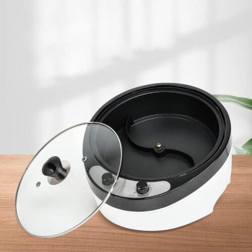 Household Small Coffee Bean Roasting Machine Non-Stick Coating Cake Baking Tools Kitchen Dried Fruit Grain Dryer 220V/110V