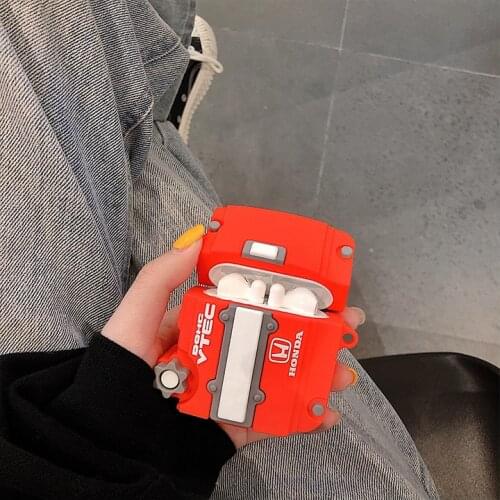 Case for Huawei Freebuds 3 Silicone Soft 3D Creative Engine Earphone Protection Cover Case for Freebuds 3