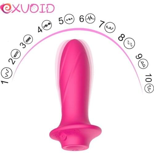 EXVOID AV Stick Dildo Vibrator Strong Bullet Vibrator Silicone Vibrators for Woman G-spot Massager Sex Toys for Women