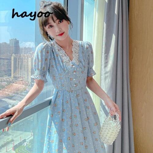 Hayoo Summer Dresses With Sleeves