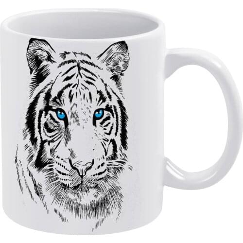 Tiger Mug Ceramic Chat Mug Cheap Cute Cups