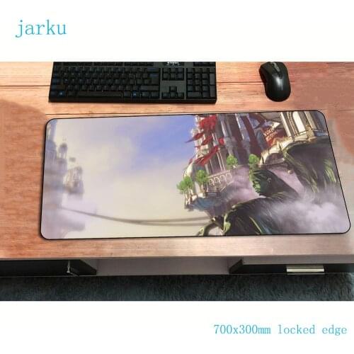 Bioshock mouse pad 700x300x2mm gaming mousepad anime xl office notbook desk mat 3d padmouse games pc gamer mats