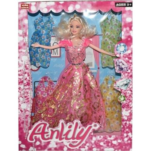 ANLİLY Fashion Design Teddy In Mannequin Doll-Toy Baby Kinds-Barbie Dolls