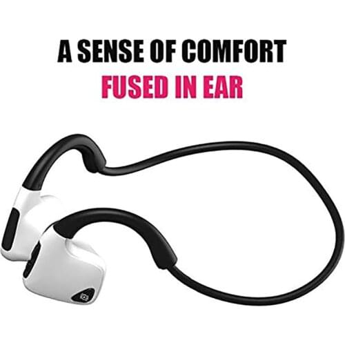 R9 Bone Conduction Headphones Wireless Bluetooth Headset Outdoor Cycling Running Head-Mounted Hands Free Sports Fitness Earphone