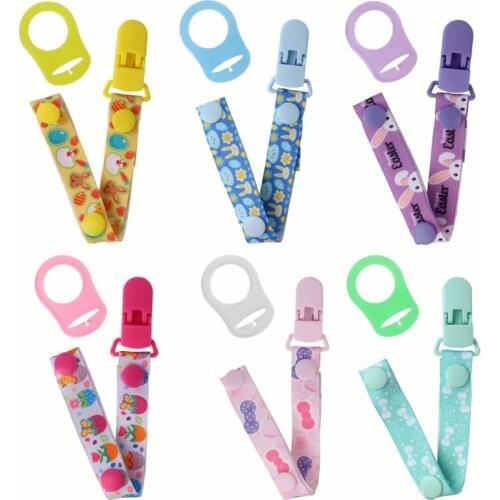 2020 New Baby Pacifier Chain with Holder Clip Adapter for MAM Rings Soother Leash Strap P31B