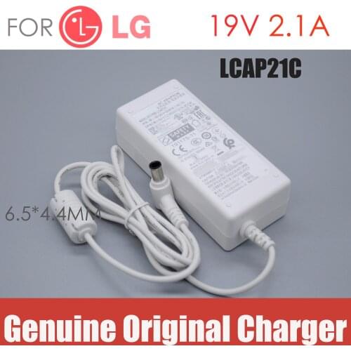 New Original FOR LG LCD monitor LED TV 19V2.1A LCAP21C AC adapter Power supply Charger cord