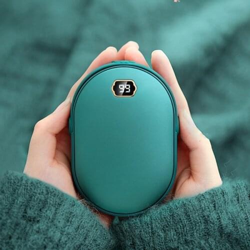 Hand Warmer 10000mAh Double-Side Heating Rechargeable Electric Power Bank 2 In 1 G32B