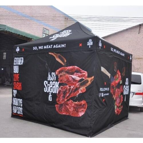 Professional 40*40*2.0mm Aluminum Frame 3m * 3m Outdoor Party Gazebo Tent Event Marquee with Double-side Printing on Sidewalls