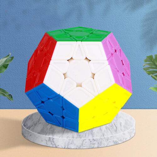 QIYI megaminxeds magic cubes stickerless speed professional 12 sides puzzle cubo educational toys for children