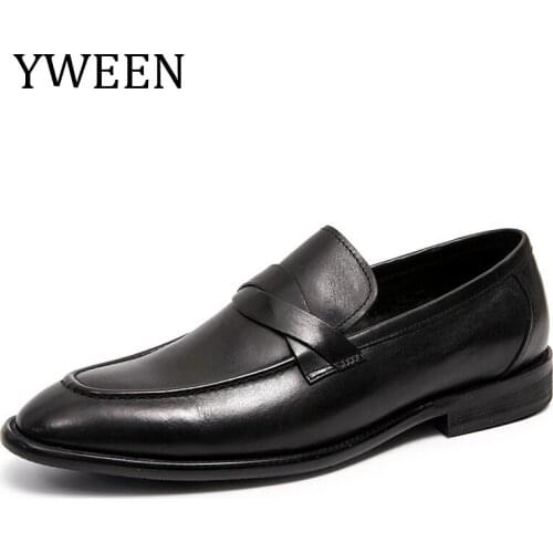 Plus Size 38-48 Mens Dress Shoes PU Leather Formal Shoes Men Black Brown Wedding Loafers Moccasin Derby Men Casual Shoes
