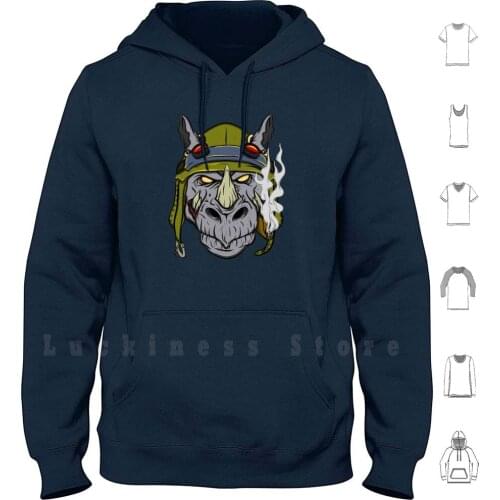 Rocksteady hoodies Foot Clan Shredder Bebop Rocksteady Villain 90s Cartoon Geek Classic