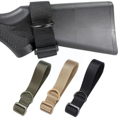 Backpack Rope Military Airsoft Tactical ButtStock Sling Strapping Adapter Gun Hunting Gun Accessorie Rope Rifle Stock Strap X8N7