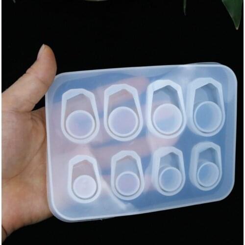 Silicone Ring Mold Pendant Mould Epoxy Resin Jewelry Making Tool Handmade DIY MXME
