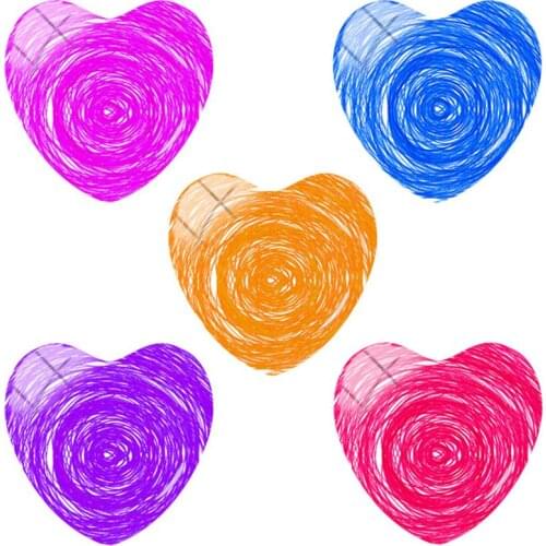 TAFREE Color rotation texture pattern Art Picture Heart Shape 25mm Glass Cabochon For KeyChains Pendant DIY Handmade Gift RD01
