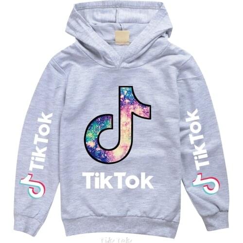 Tik Tok New Spring Baby Fashion Clothes Children Boys Girls Cotton Hooded Sweatshirt Kids Casual Clothing Teenager Hoodies 2-16Y