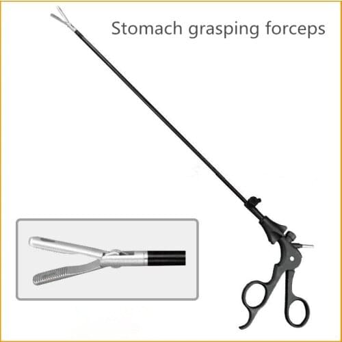 Thoracic and laparoscopic surgical instruments stomach grasping forceps long/round/elbow stomach grasping forceps
