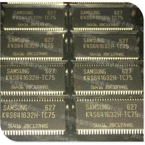 5pieces K4S641632H TC75 64Mb H-die SDRAM TSOP54pin