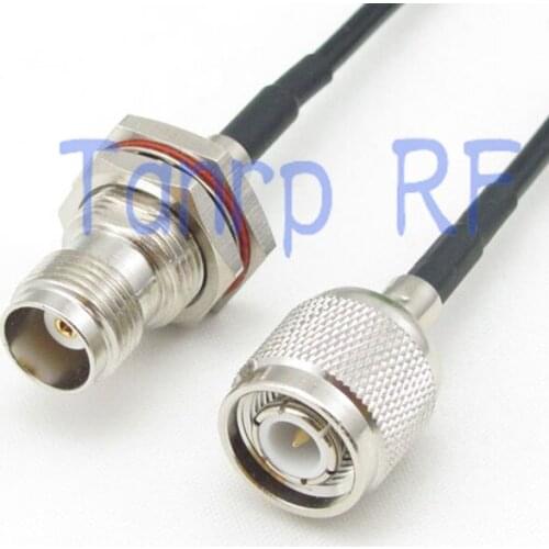 6in TNC female jack to TNC male plug RF connector adapter 15CM Pigtail coaxial jumper cable RG174 extension cord