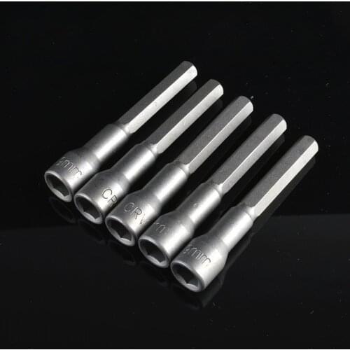 8pc Nut Impact Driver Socket Set Quick Release 8mm 5/16' Hex Shank Power Drill Bit Holder 6mm 7mm 8mm 9mm 10mm 12mm 13mm 14mm